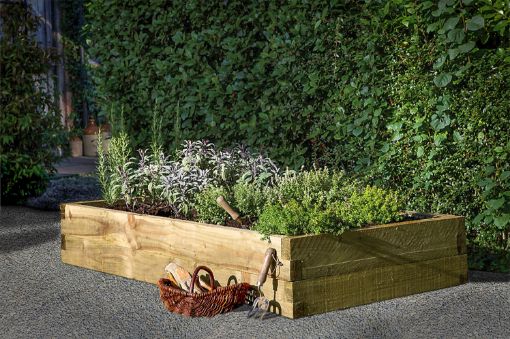 Picture of Caledonian Large Raised Bed - With Base - 90 x 180cm (Home Delivered)