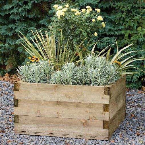 Picture of Caledonian Square Raised Bed - With Base - 90 x 90cm (Home Delivered)
