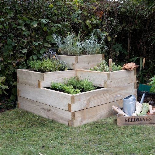 Picture of Caledonian Tiered Raised Bed - 90 x 90cm (Home Delivered)