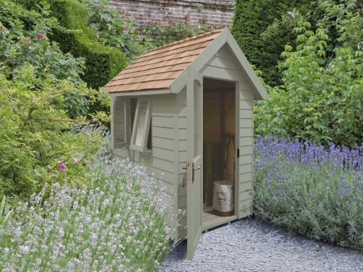 Picture of Forest Retreat Shed 6' x 4' - Painted Moss Green (Installed)