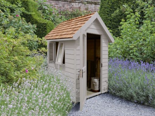 Picture of Forest Retreat Shed 6' x 4' - Painted Pebble Grey (Installed)