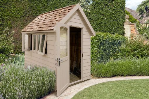 Picture of Forest Retreat Shed 8' x 5' - Painted Natural Cream (Installed)