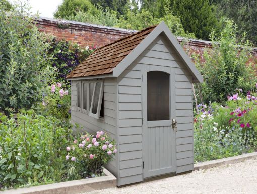 Picture of Forest Retreat Shed 8' x 5' - Painted Pebble Grey (Installed)