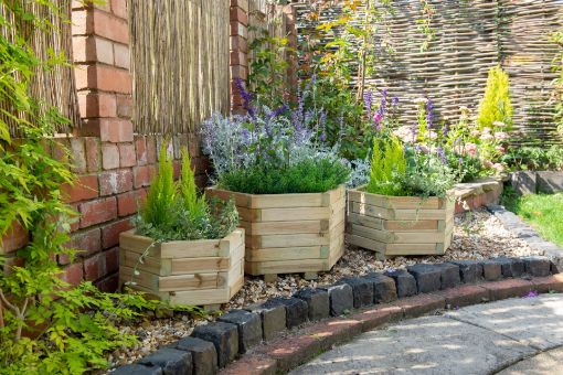 Picture of York Hexagonal Planter - Set of 3 (Home Delivered)