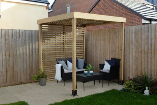 Picture of Modular Pergola with 1 Side Panel Pack (Home Delivered)
