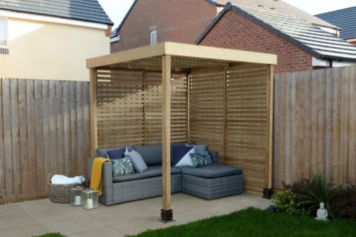 Picture of Modular Pergola with 2 Side Panel Packs (Home Delivered)