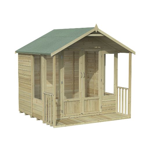 Picture of Oakley Overlap Apex Summerhouse 7 x 7 (Home Delivered)