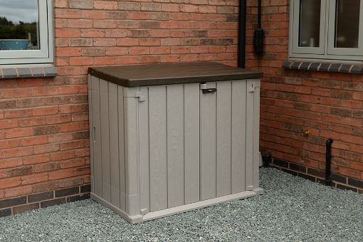 Picture of Large Garden Storage Unit - 842L Taupe (Home Delivered)