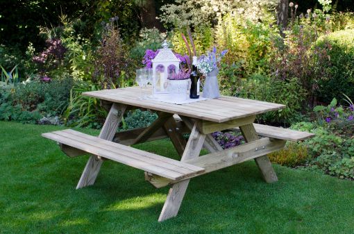Picture of Rectangular Picnic Table - Small (Home Delivered)
