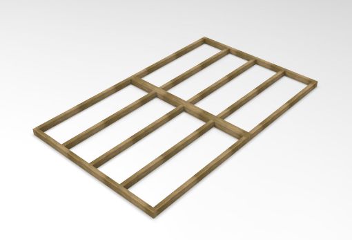 Picture of 10' x 6' Shed Base Pressure Treated (Installed)