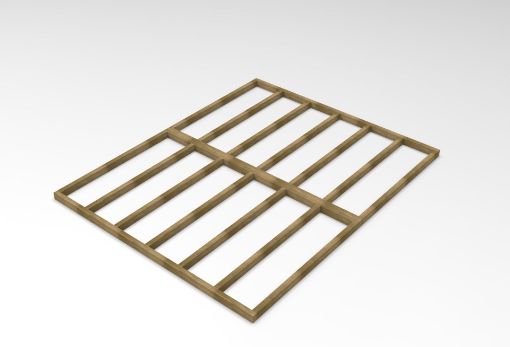 Picture of 10' x 8' Shed Base Pressure Treated (Installed)