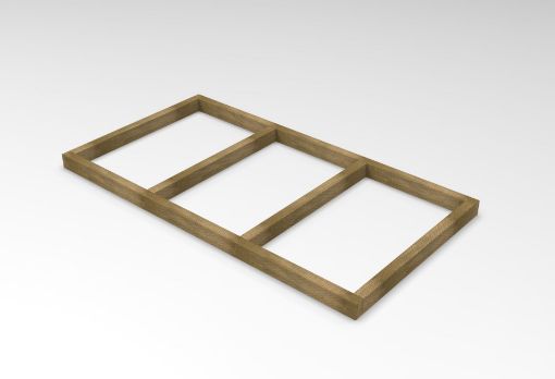 Picture of 6' x 3' Shed Base Pressure Treated (Installed)