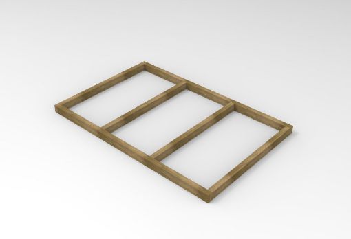 Picture of 6' x 4' Shed Base Pressure Treated (Installed)