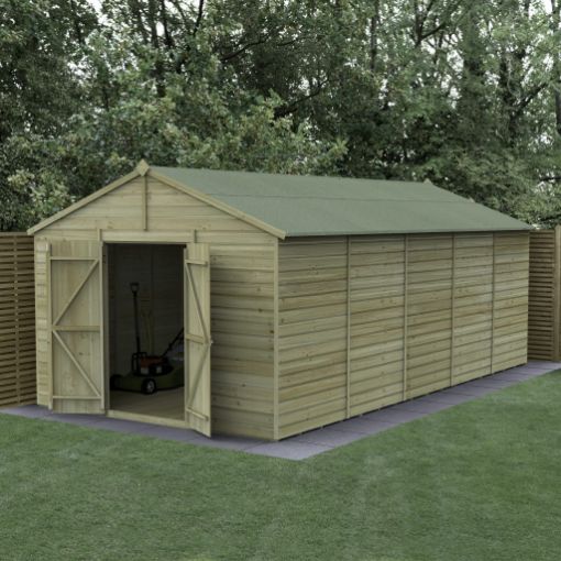 Picture of Beckwood 10' x 20' Apex Shed - No Windows - Double Door (Installed)