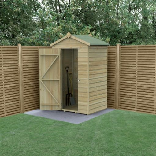 Picture of Beckwood 4' x 3' Apex Shed - No Windows (Home Delivered)