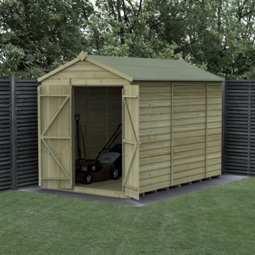 Picture of Beckwood 6' x 10' Apex Shed - No Windows - Double Door (Home Delivered)