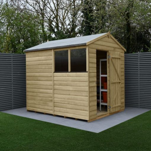 Picture of Beckwood 6' x 8' Apex Shed - 2 Windows (Installed)