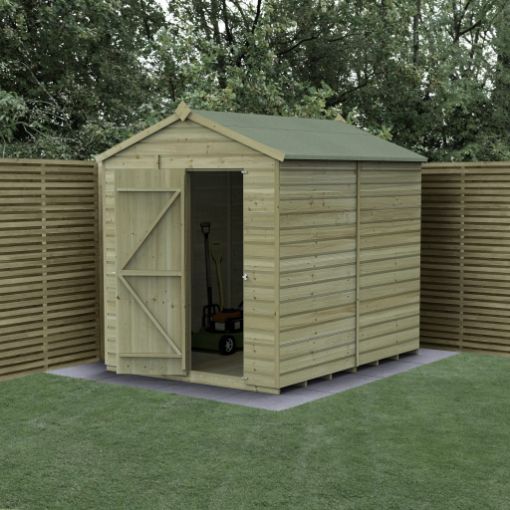Picture of Beckwood 6' x 8' Apex Shed - No Windows (Installed)