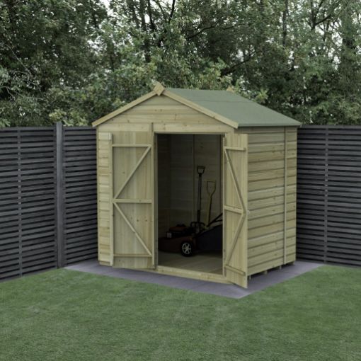 Picture of Beckwood 7' x 5' Apex Shed - No Windows - Double Door (Home Delivered)