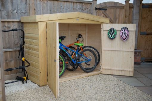 Picture of Shiplap Apex Large Outdoor Store - Pressure Treated (Installed)
