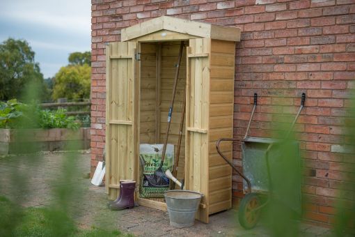 Picture of Shiplap Apex Tall Garden Store - Pressure Treated (Home Delivered)