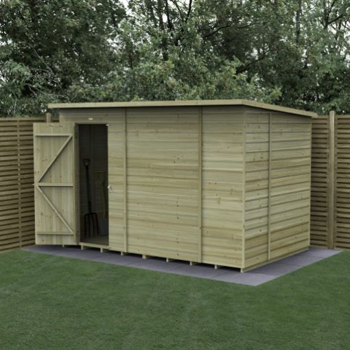 Picture of Beckwood 10' x 6' Pent Shed - No Windows - (Home Delivered)