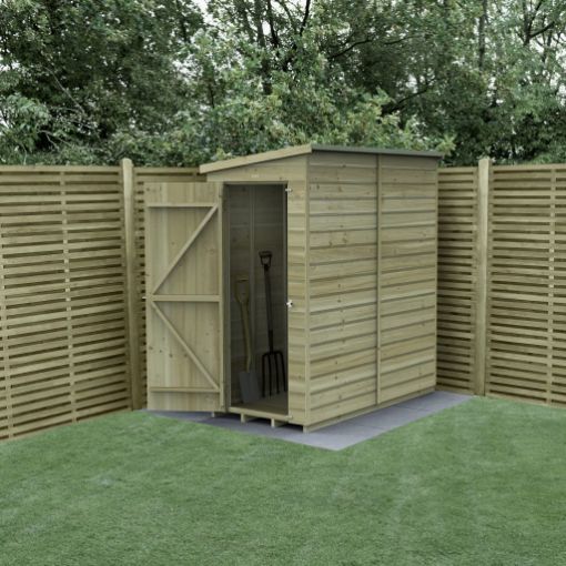Picture of Beckwood 6' x 3' Pent Shed - No Windows - (Installed)