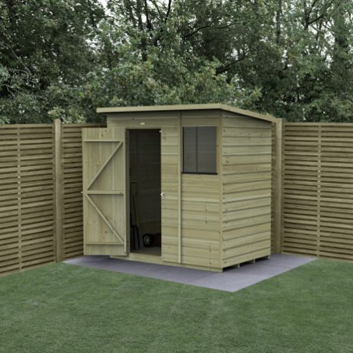 Picture of Beckwood 6' x 4' Pent Shed - 1 Window - (Installed)