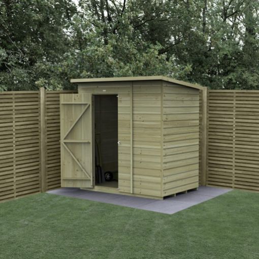 Picture of Beckwood 6' x 4' Pent Shed - No Windows - (Installed)