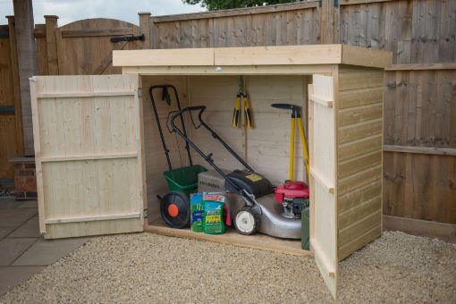 Picture of Shiplap Pent Large Outdoor Store - Pressure Treated (Installed)