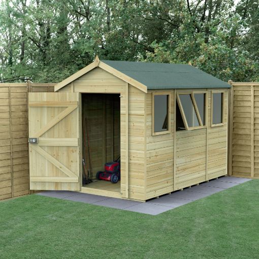 Picture of Timberdale 10' x 6' Apex Shed - Four Windows (Home Delivered)