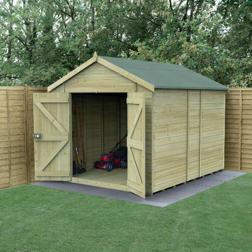 Picture of Timberdale 10' x 8' Apex Shed No Window - Double Door (Installed)