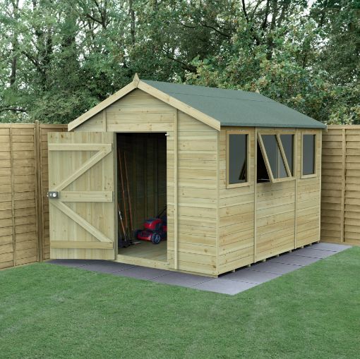 Picture of Timberdale 10' x 8' Apex Shed - Four Windows (Installed)