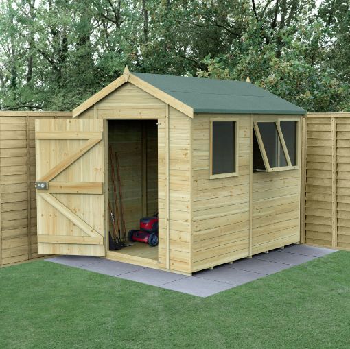 Picture of Timberdale 8' x 6' Apex Shed - Three Windows (Home Delivered)