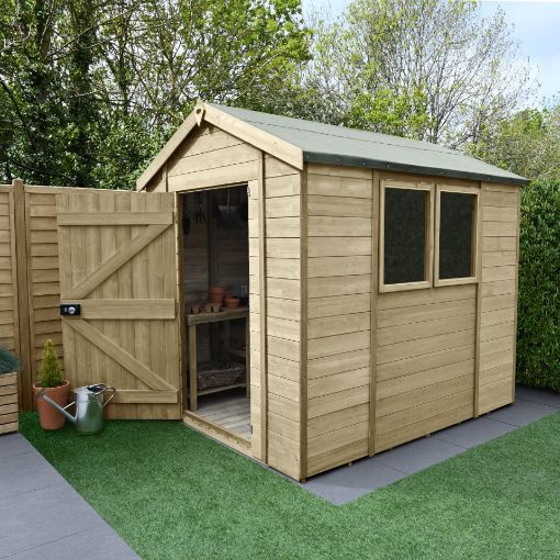 Picture of Timberdale 8' x 6' Apex Shed (Installed)