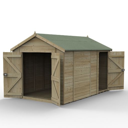 Picture of Timberdale 12' x 8' Apex Shed No Window - Combo (Home Delivered)