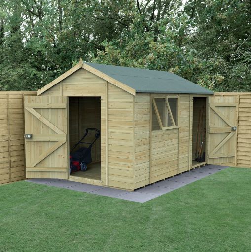 Picture of Timberdale 12' x 8' Apex Shed Combo (Home Delivered)