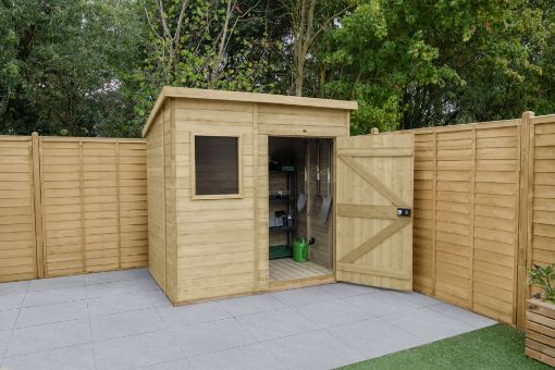 Picture of Timberdale 7' x 5' Pent Shed (Installed)