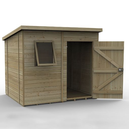 Picture of Timberdale 8' x 6' Pent Shed (Home Delivered)