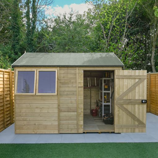 Picture of Timberdale 10' x 6' Reverse Apex Shed (Installed)