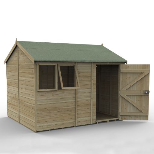 Picture of Timberdale 10' x 8' Reverse Apex Shed (Home Delivered)