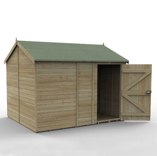 Picture of Timberdale 10' x 8' Reverse Apex Shed No Window (Installed)