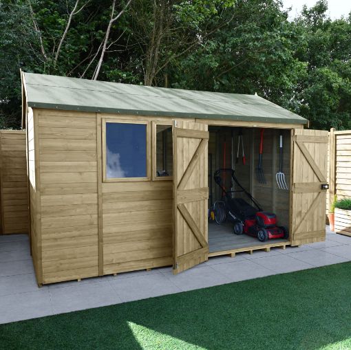 Picture of Timberdale 12' x 8' Reverse Double Door Shed (Installed)