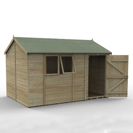 Picture of Timberdale 12' x 8' Reverse Apex Shed (Home Delivered)