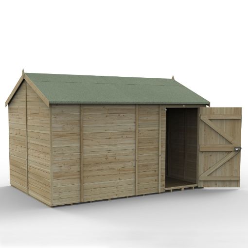 Picture of Timberdale 12' x 8' Reverse Apex Shed No Window (Home Delivered)