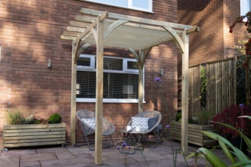 Picture of Ultima Pergola - 2.4 x 2.4m with Canopy (Home Delivered)