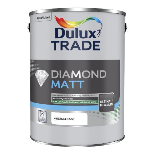 Picture of 5L Dulux Trade Diamond Matt Medium Base