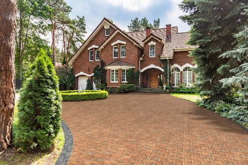 Picture of Woburn Rumbled Block Paving Brindle 200x134x50mm
