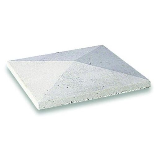 Picture of 380 x 380mm Bradstone Pier Cap Off - White