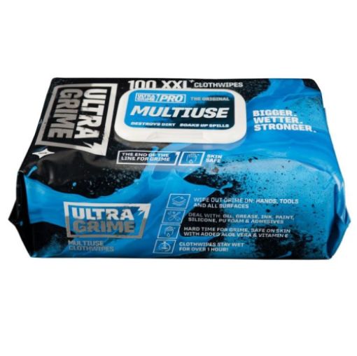 Picture of Ultragrime Pro XXL+ Wipes - Pack of 100